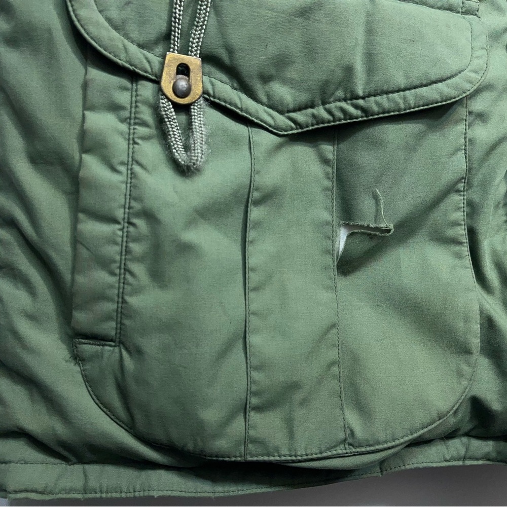 Cabela's Goose Down Field Jacket Mens Medium Fleece Lined Removable Hood  READ - Picture 13 of 16